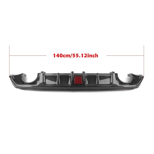 Difusor trasero Infiniti Q60 2017-2022 parachoques labio con LED 4