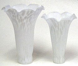 Image of Lily Replacement Shade - White 101 Small Tiffany Pond Lily Style Shade