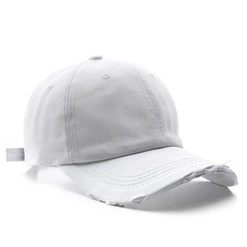 Image of Classic Washed Distressed Vintage Baseball Cap Unconstructed Soft Cotton Denim Dad Hat for Men Women