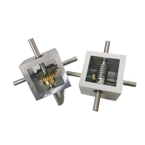 Reductor de engranaje helicoidal de 90 grados para transmisiones precisas con eje de 8 mm 3
