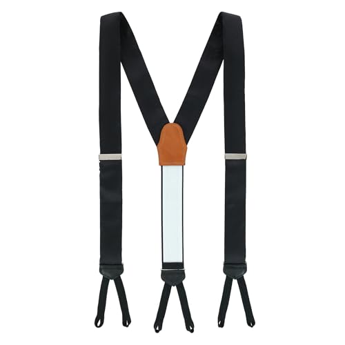 Trafalgar Men's Big & Tall Monte Bello Interlocked Silk Formal Braces