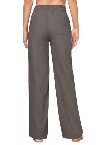 Image of Willit Women Linen Pants Wide Leg Palazzo Trousers 29 inch /31 inch / 33 inch