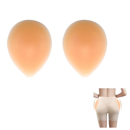 PBAHAUP Zelfklevende siliconen heupkussentjes voor een natuurlijk gevormde heupen en billen, onzichtbare bodyforming-pads met huidkleurig design voor discreet en comfortabel onder elke kleding (1 paar