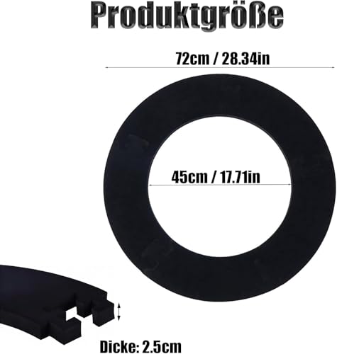 Anneau de protection pour cible de fléchettes : protégez le mur du salon - 4
