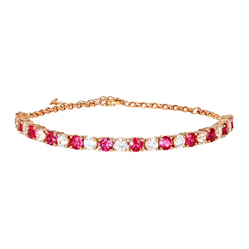 Bracelet Feng Shui rubis et cordon rouge pour le bien-être quotidien