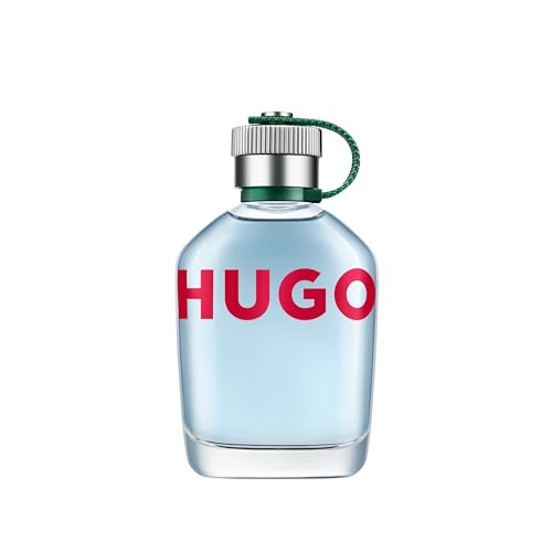 HUGO Man Eau de Toilette para hombres |Fragancia masculina aromática afrutada con notas de manzana verde | 100 ml