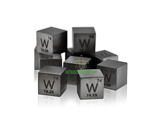 Tungsten Cube Density, Tungsten Metal Cube 10x10x10mm Pure to 99.95% for Elements Collection