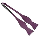 CTIRCHIU Pajarita Clásica para Hombre de Boda en Color Morado, Lazo de Cuello Formal Monocromático, Accesorio Elegante para Esmoquin y Fiestas Obsequios