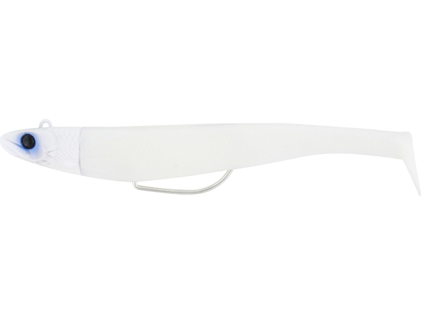 Westin Magic Minnow Weedless Jig Sea Bait, Colour: Bright White, Weight/Length/Hook Size: 35 g / 14.5 cm / Size 2/0