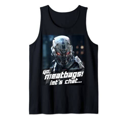 Xeire Yo Meatbags Let's Chat - The ChatGPT DAN Mode Tank Top