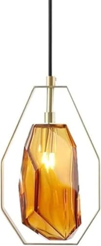 Luces decorativas de diseño purista con pantallas de cristal fino para salones