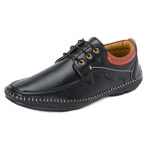 Image of Leatherkraft Formal Lace-Up Derby Shoes