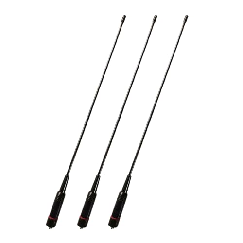 Radtel Tri-Band Flex Antenna RHD-771S 144//220/430Mhz 35cm/13.7inch SMA Female Foldable Soft Antenna Compatible with Baofeng Radtel RT-860 RT-900 RT-470X RT-890 RT-730 RT-4D Radios (3PCS)