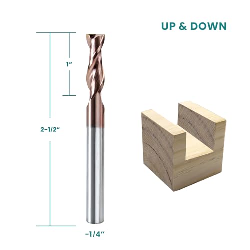 Image of NZ 2 Flute 1 /8 inch Square End Mill Set with TiSiN Coating, 5pcs | Milling Cutter HRC55 for Machining Hardened Steel, Titanium Alloy, Alloy Steel, Cast Iron