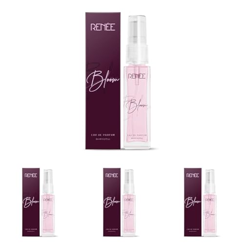 Image of RENEE Eau De Liquid Parfum Bloom 8Ml, Premium Long Lasting Luxury Perfume Women Scent For All Occasions, Travel Friendly Mini Perfume (Pack Of 4)