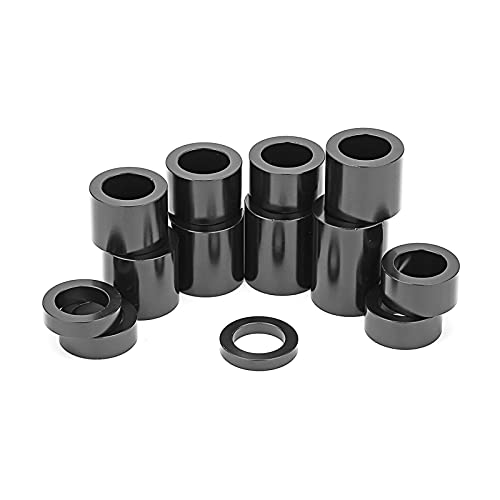Mofun I.d. 1" O.d. 1.5" 13 Piece Wheel Spacer 1" Axle Compatible With Harley Motorcycle,Custom Bobbers And Choppers #TOP6