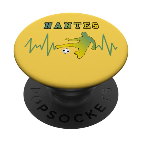 Cadeau Supporter Nantes Foot Nantais PopSockets PopGrip Adhésif