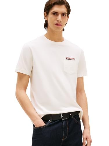 Tommy Hilfiger Men's Short Sleeve Cotton Graphic T-Shirts with - Main Image