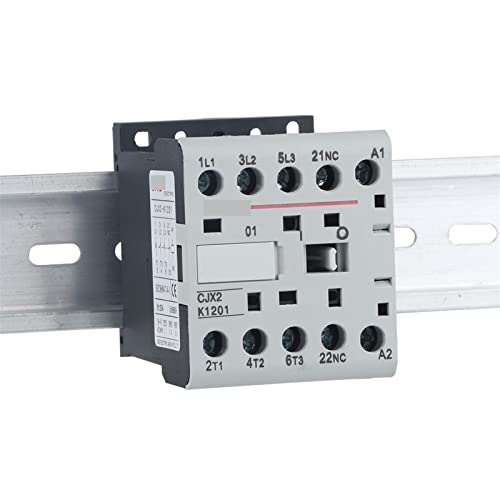 Contacteur CA CJX2-K 220V 6A 3P 1NC mini relais de commande compact - 4