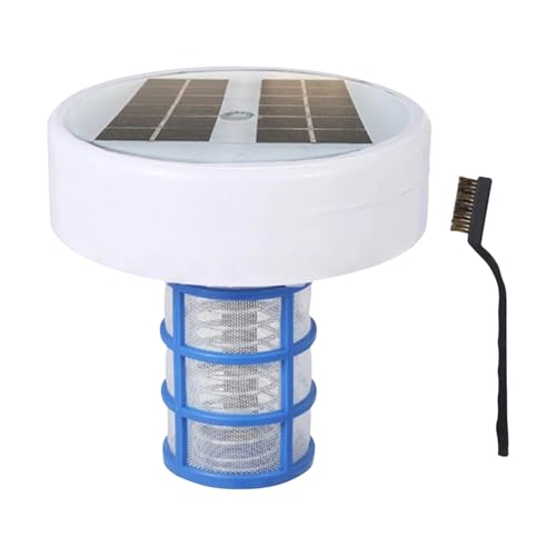 Solar-Pool-Ionisator – Professioneller Solar-Poolreiniger | Automatischer Wasserreiniger | Kupfer-Ionisierungswasserreiniger Mit Mehrfarbigen LED-Leuchten Für Süß- Und Salzwasser-Whirlpools Solar-Pool-Ionisator – Professioneller Solar-Poolreiniger | Automatischer Wasserreiniger | Kupfer-Ionisierungswasserreiniger Mit Mehrfarbigen LED-Leuchten Für Süß- Und Salzwasser-Whirlpools