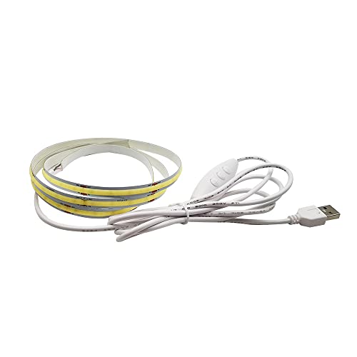 Tira LED COB Dimmable USB 2 m blanca 7W/m para TV miniatura 1