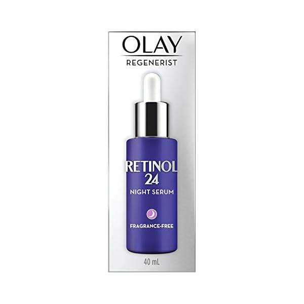 Olay regenerist retinol 24 night serum fragrance free, Unscented, 1.35 Fl Oz