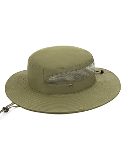 Image of Zylioo XXL Oversize UV Fishing Sun Hat for Big Heads,XL Quick Dry Boonie Hats,Large Cooling Safari Hats with Strap
