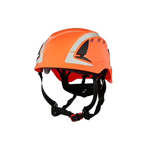 Preisvergleich Produktbild 3M SecureFit Schutzhelm, X5007V-CE, orange, belüftet, reflektierend, CE