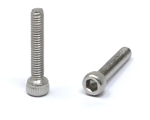 Image of iexcell 100 Pcs M2.5 x 14mm Thread Pitch 0.45 mm Stainless Steel 304 Hex Socket Head Cap Screws Bolts Kit