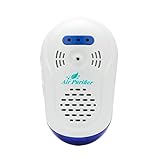 Niubil Purificador de aire portátil, generador de iones negativos, filtro de aire HEPA ionizador de aire enchufable, mini purificadores de aire personales para, dormitorio y mascotas ayuda con polvo,