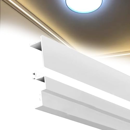 Couverture de bande LED pour moulure et sous-sol éclairage indirect salon