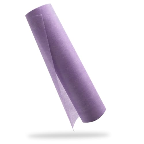 YUNSHANGHE Chemin de Table Non tissé - 30 cm x 25 m - Décoration de Table pour baptême, Communion, Anniversaire, Mariage et fête - Violet