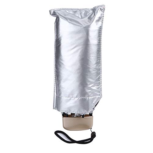 Surebuy Parapluie de Pluie Solaire, Protection UV Parapluie de Soleil léger et Pratique pour Les Femmes Dame pour la Protection du Soleil et de la Pluie pour la Pluie du Soleil Cover