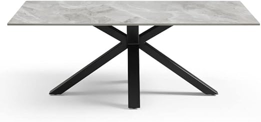 Table basse céramique grise 120x60cm