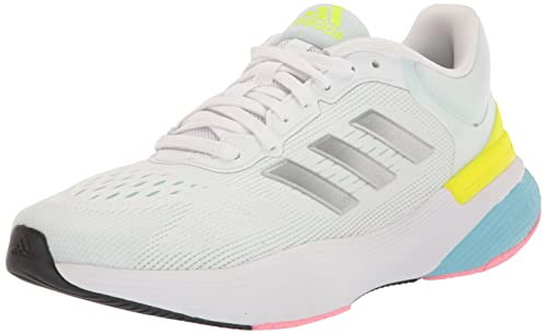 adidas Women's Response Super 3.0 Running Shoe, FTWR White/Matte Silver/Almost Blue, 6