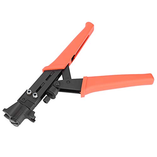 Pince à sertir compression avec molette micrométrique pour câblage coaxial robuste