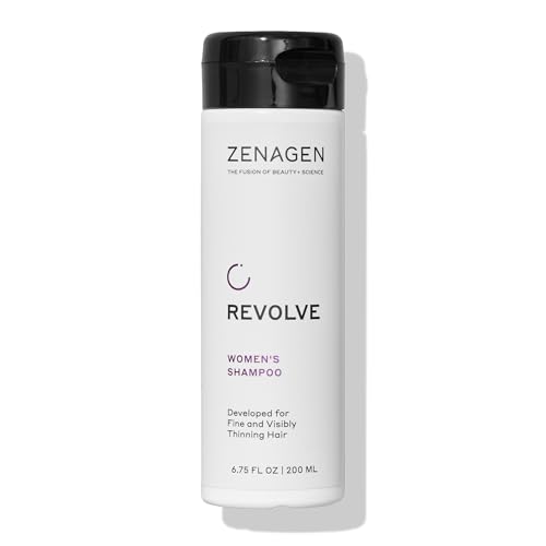 Best Shampoo for Thinning Hair Women Over 50: 7 Picks That Actually Make a Difference 11 ZENAGEN Revolve Women's Thickening Shampoo | Supports Appearance of Fuller, Healthier-Looking Hair, Developed for Fine & Visibly Thinning Hair, Plant-Based, 5-Minute Treatment, 200 mL / 6.75 oz
