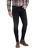 Taille normale Cross Scott Jeans, Noir, 28W x 32L Homme