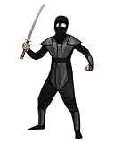 ein schwarzes Ninja shirt,eine coole schwarze Ninja Kieger Hose mit Gummiz