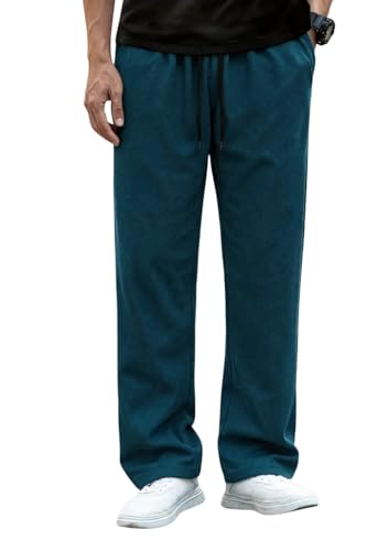 Image of Mack Jonney Men Waffle Knit Cotton Track Pants|Regular Fit |Soft Breathable Lounge Wear|Casual Wear WF-31