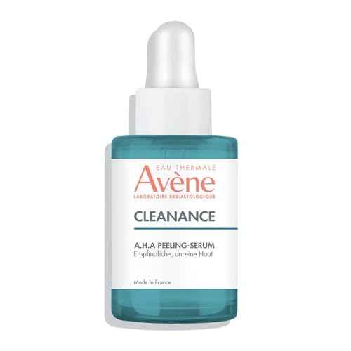 AVÈNE Cleanance - A.H.A Peeling-Serum - Anti-Pickelmale & Anti-Unreinheiten - Mit Säureduo & Avène Thermalwasser - 99,8 % natürliche Inhaltsstoffe - Vegan - Zu Akne neigende Haut - 30 ml