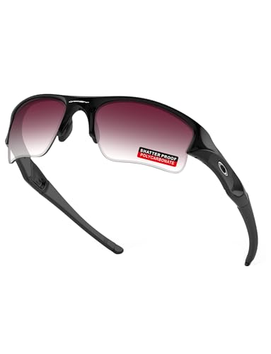 Image of PRO+ Polycarbonate Replacement Lenses & Rubber Kits /Nose Pads for Oakley Flak Series Sunglasses