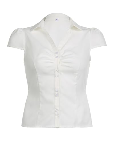 T-shirt Y2K à pois pour femme : haut ajusté vintage et coquette