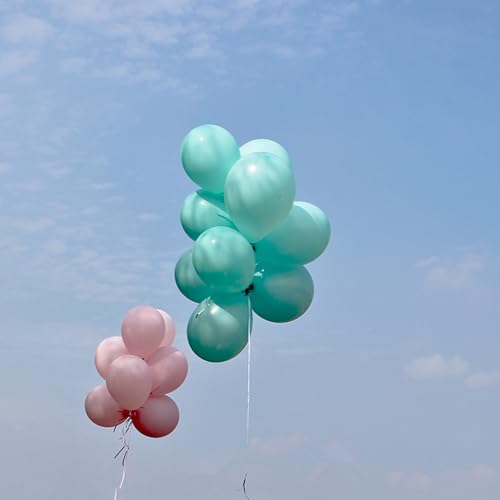 Image of 5 inch Teal Balloons, 100 pcs Mini Teal Blue Birthday Balloons for Party Decorations (Teal)