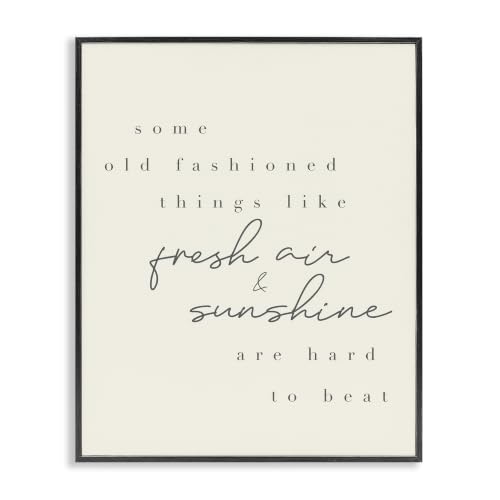 Fresh Air Sunshine Comforting, 24 x 30 Inch Framed Giclée Print