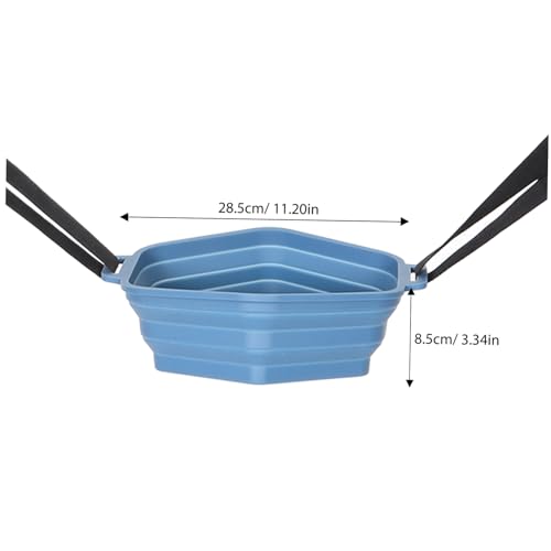 Sosoport balde plegable para ducha portátil de silicona para camping y uso doméstico miniatura 2
