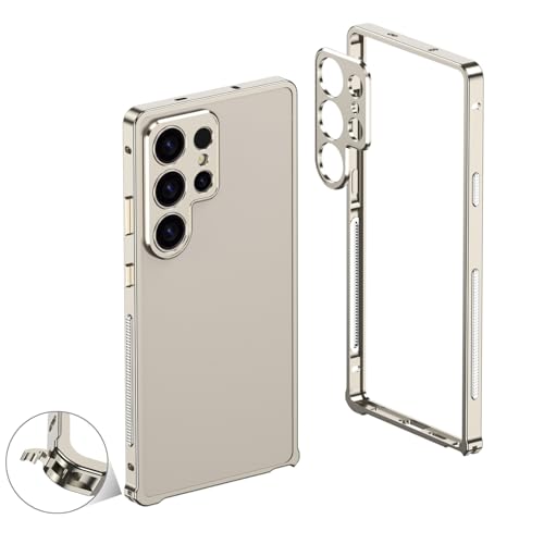 Coque métal Samsung S26 or : étui luxe avec protection objectif intégrée