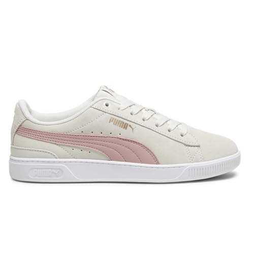 PUMA Womens Vikky V3 Lace Up Sneakers Shoes Casual - Beige, Pink