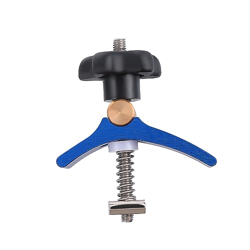 BUTIFULSIC Carpenter Hold down Clamp t Slot Clamp T-track Clip for Woodworking Material