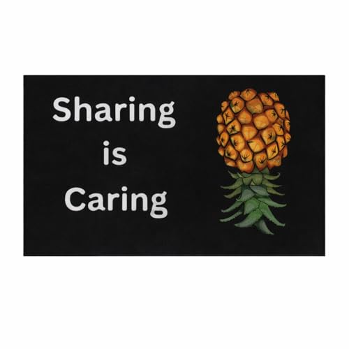 SLG Collection Upside Down Pineapple Doormat – Sharing is Caring